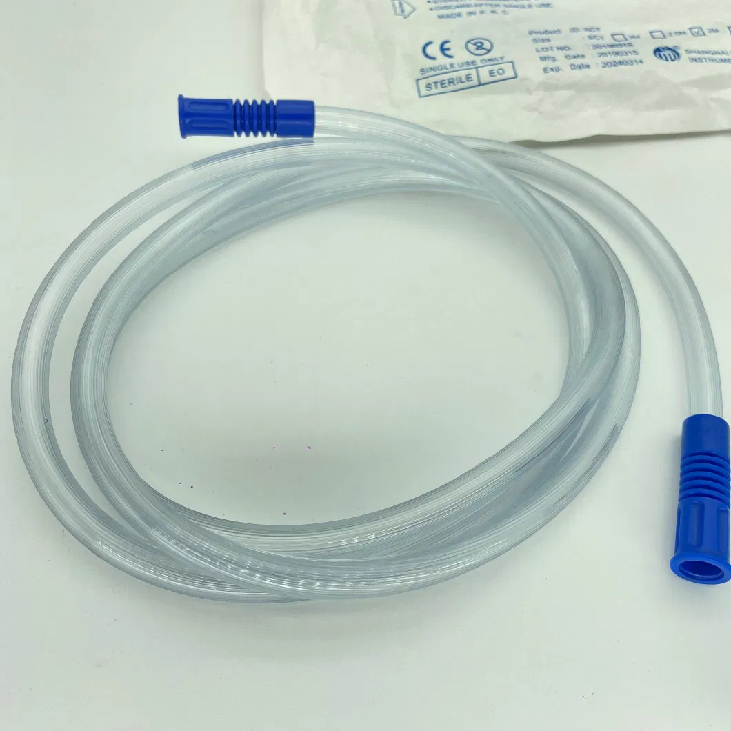 Superior Quality Disposable Suction Connecting Tube with Yankauer Handle