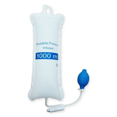Juego de manguitos infusores de presión arterial bolsa de infusión de presión de emergencia 500 Ml 1000 Ml para ambulancia