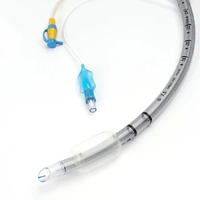 Tubo endotraqueal reforzado desechable con puerto de succión Tubo de intubación traqueal